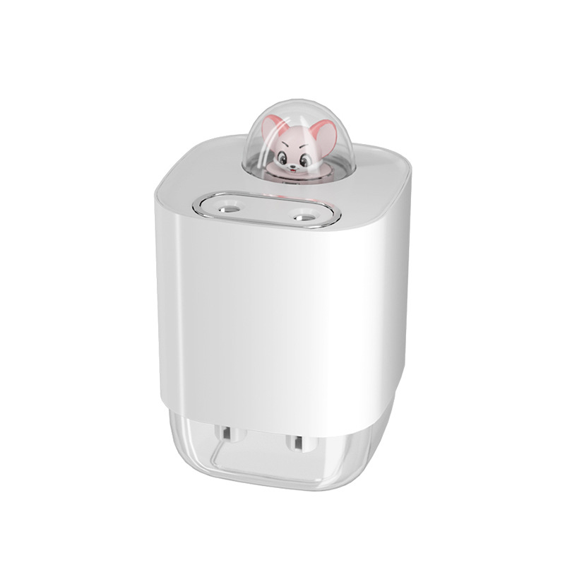 Title 2, Cute Pet Double Spray Humidifier for Fresh Air ...