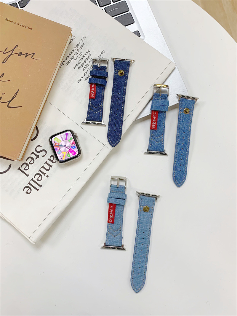 Title 5, Watch Strap Vintage Embroidered Canvas