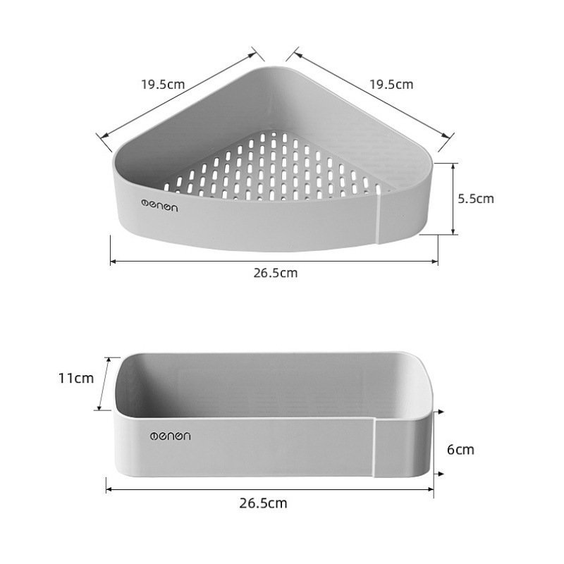 Title 1, Bathroom Wall-mounted Corner Shelf