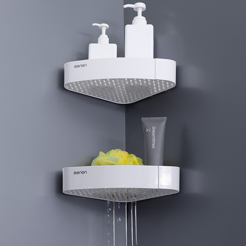 Title 2, Bathroom Wall-mounted Corner Shelf