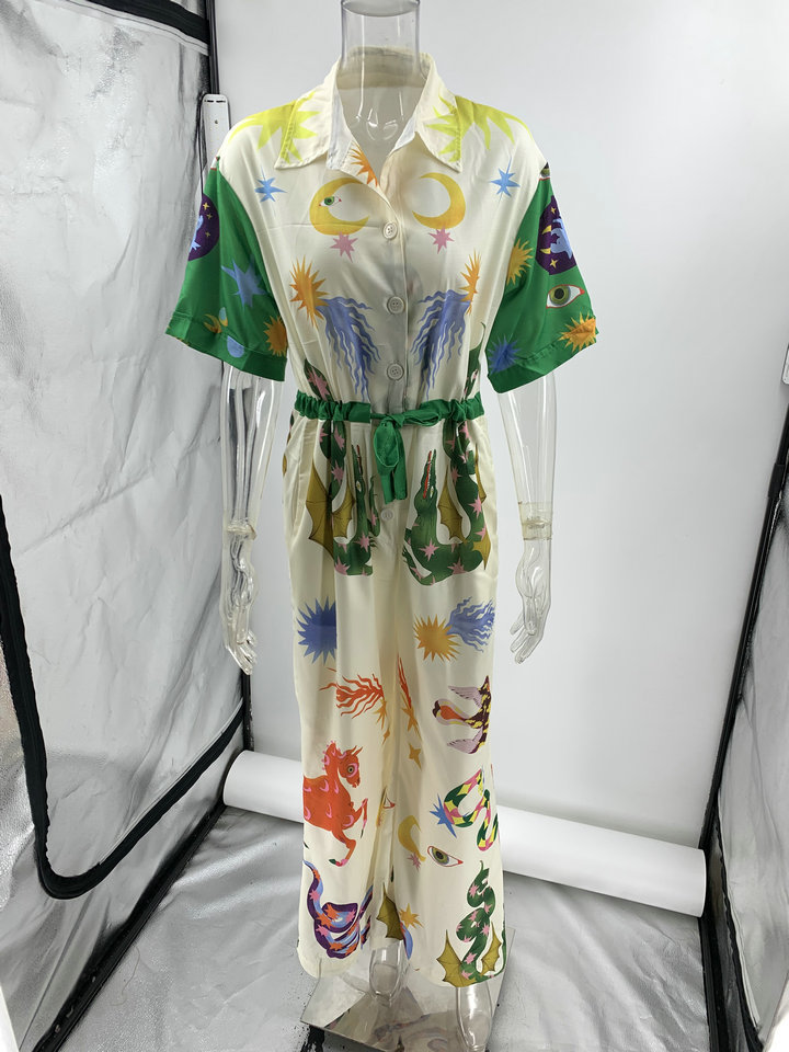 Title 5, Street Temperament dames jumpsuit met print van...