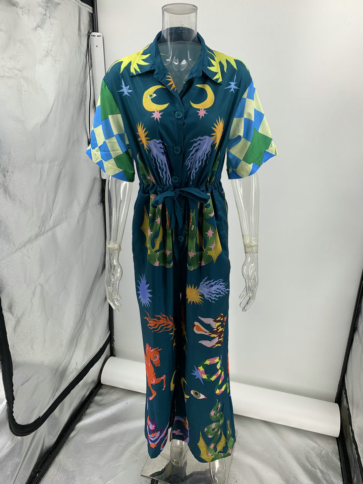 Title 6, Street Temperament dames jumpsuit met print van...