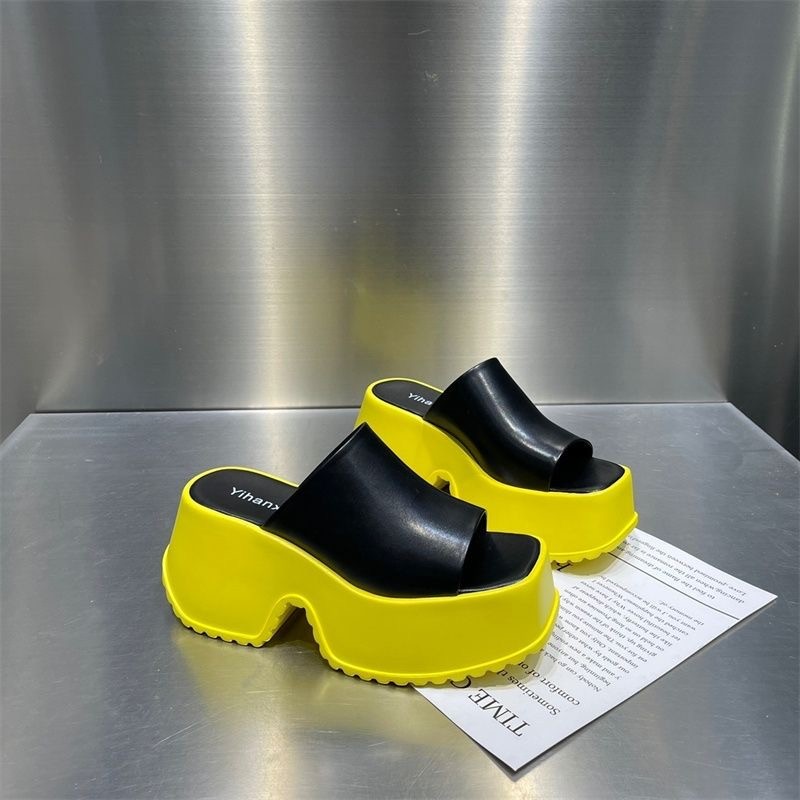 Title 2, Platform Slippers Women