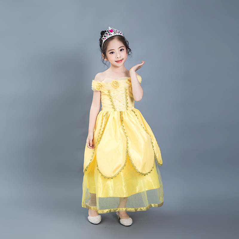 Title 3, Princess Dress Girls Birthday Ball Beauty And B...