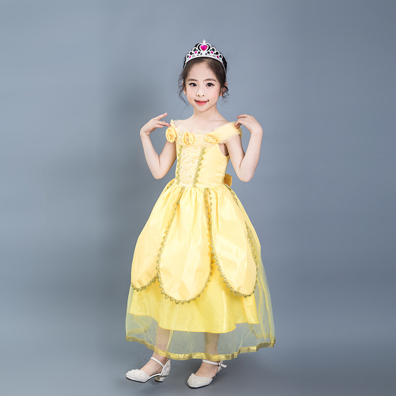 Title 5, Princess Dress Girls Birthday Ball Beauty And B...