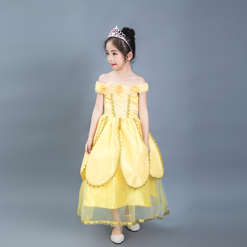 Title 6, Princess Dress Girls Birthday Ball Beauty And B...