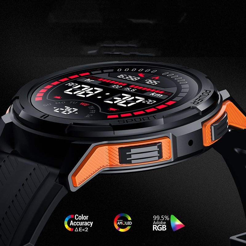 Title 5, Smartwatch Outdoor Sportowy Trzy-Odporny z Blue...