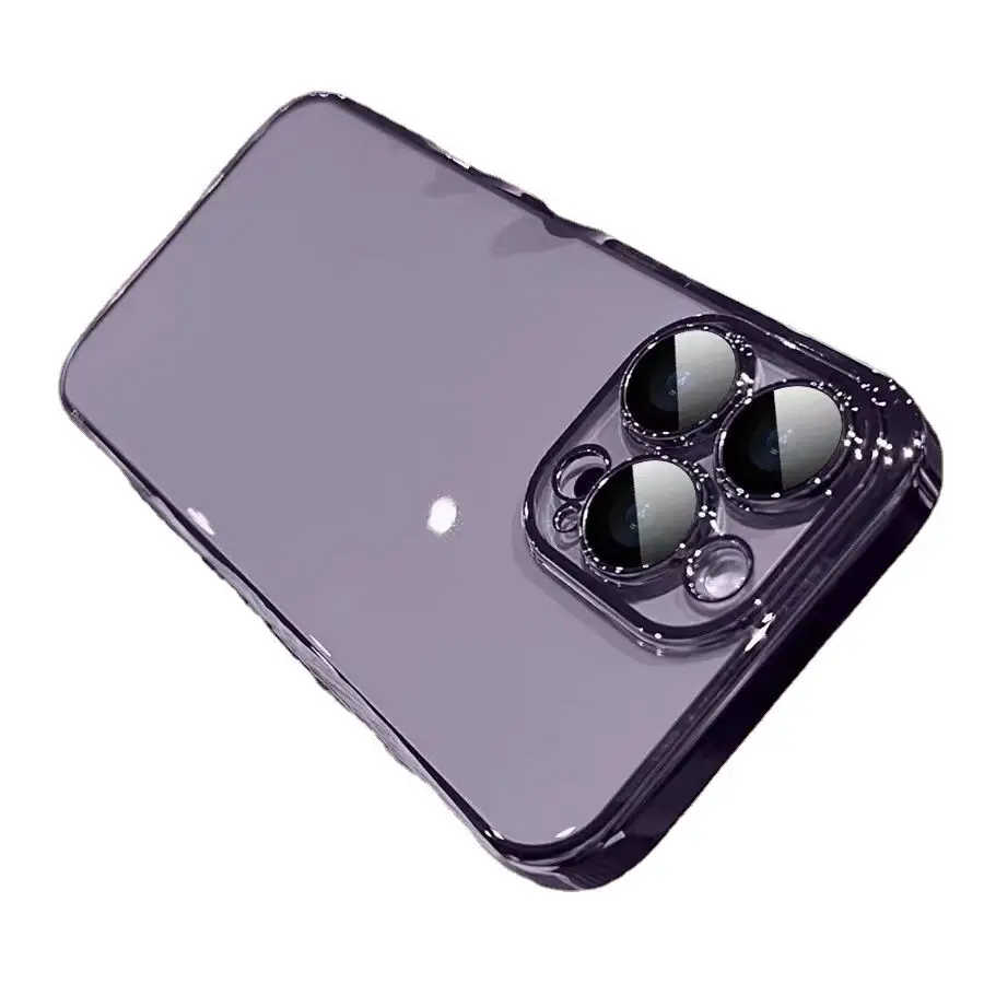 Silver-plated Simple Phone Case Women