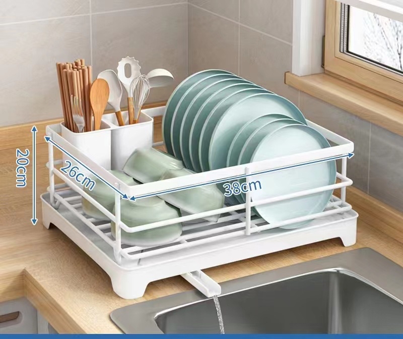 Title 1, Kitchen Storage Rack Multi-functional Draining ...