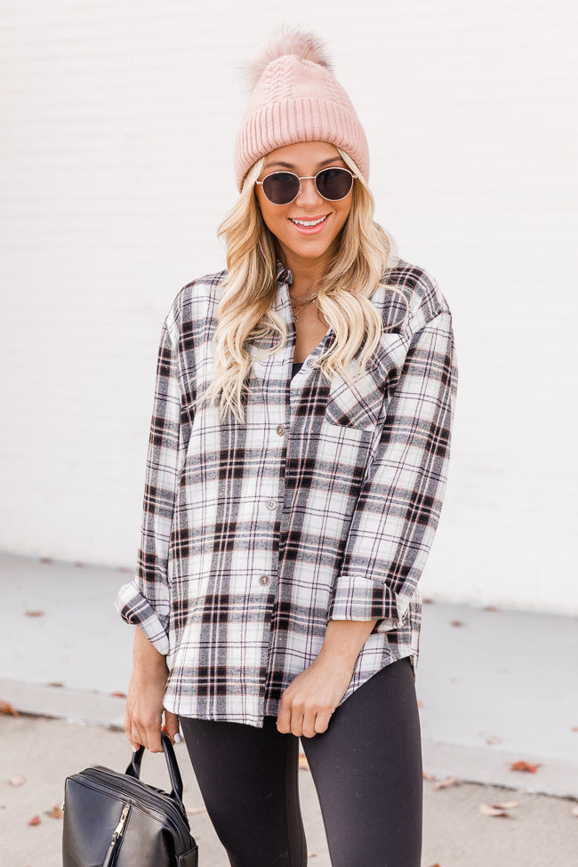 Title 12, Womens Fashion Plaid Shirt Coat with Lapel, Po...