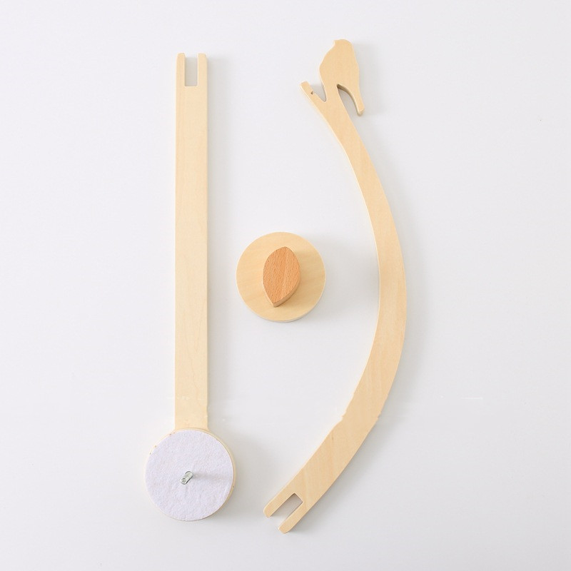 Title 2, Wooden Bird Bracket Comfort Baby Crib Hanging Rod