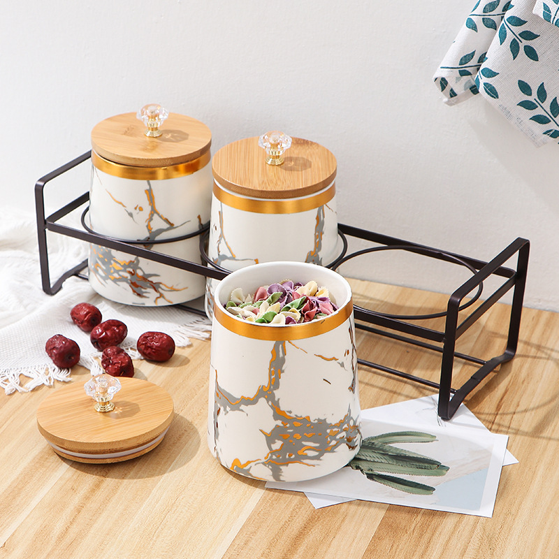 Title 3, Nordic Ceramic Seasoning Jar Household Kitchen ...