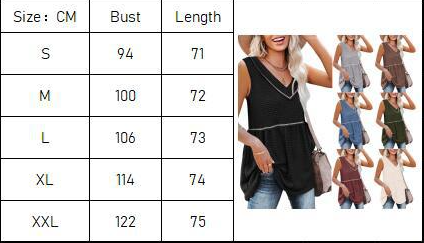 Title 1, Fashion Sleeveless Solid Tank Top