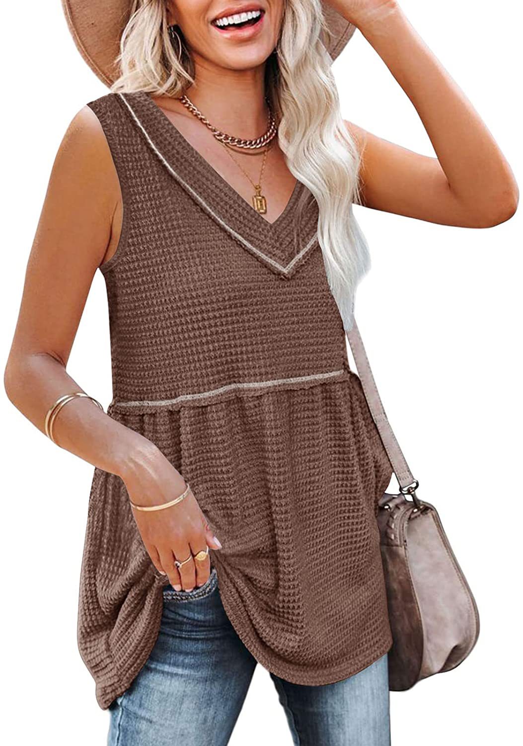 Title 8, Fashion Sleeveless Solid Tank Top