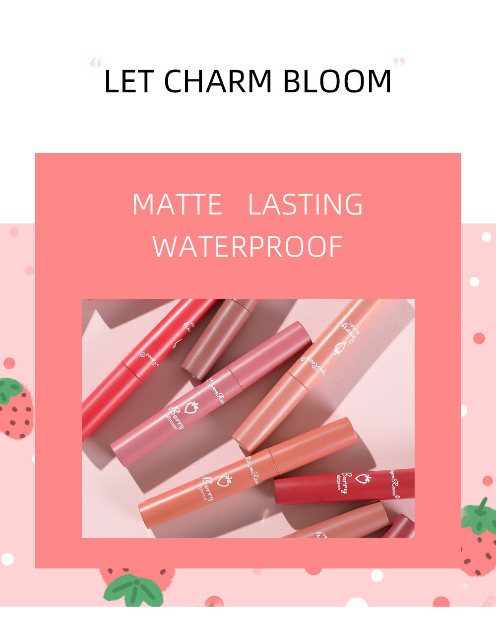 Title 2, Set 3 Rossetti Strawberry Box Velvet Mist Matte...