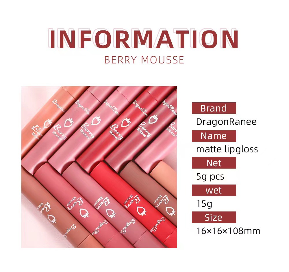 Title 11, Set 3 Rossetti Strawberry Box Velvet Mist Matte...