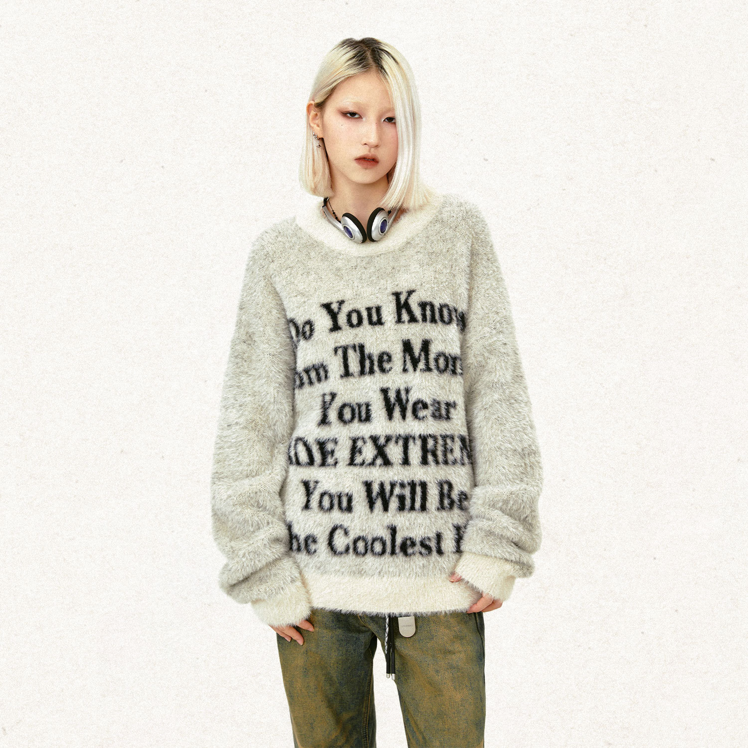 Title 2, Street Slogan Letter Culture Sweater