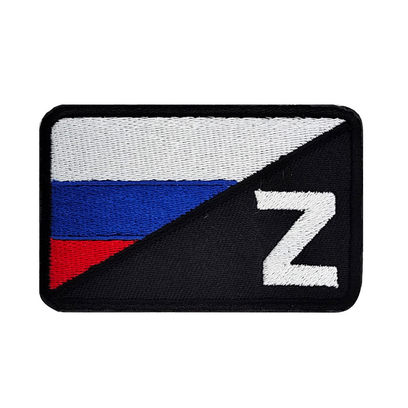 Title 1, Parche bordado ZV ruso, insignia táctica de mor...