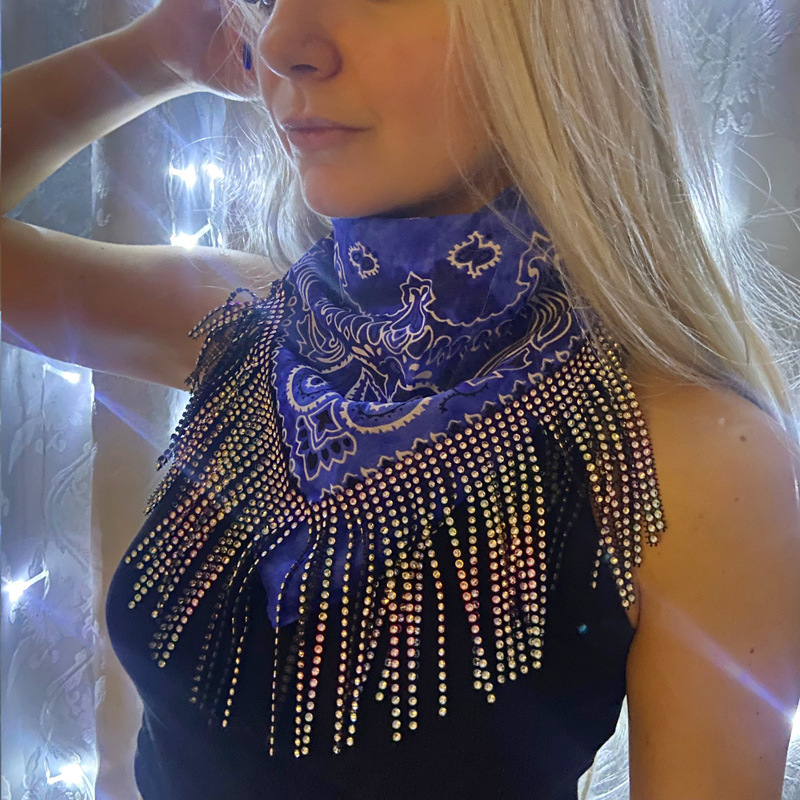 Title 3, Scarf Accessories Shiny Plastic Rhinestone Colo...