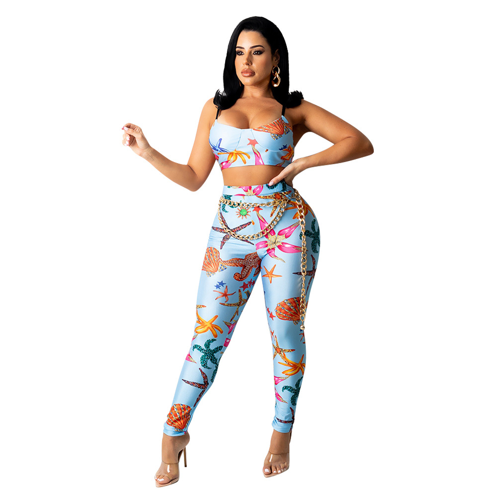 Title 8, Womens Skinny Print Two-piece Set. Enjoy a mod...