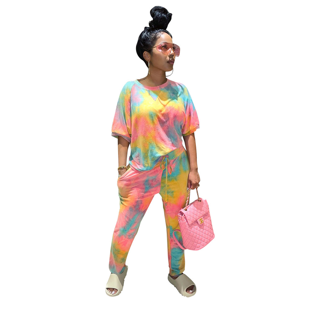 Title 2, Tie-dye Fashion Home tweedelig damespak