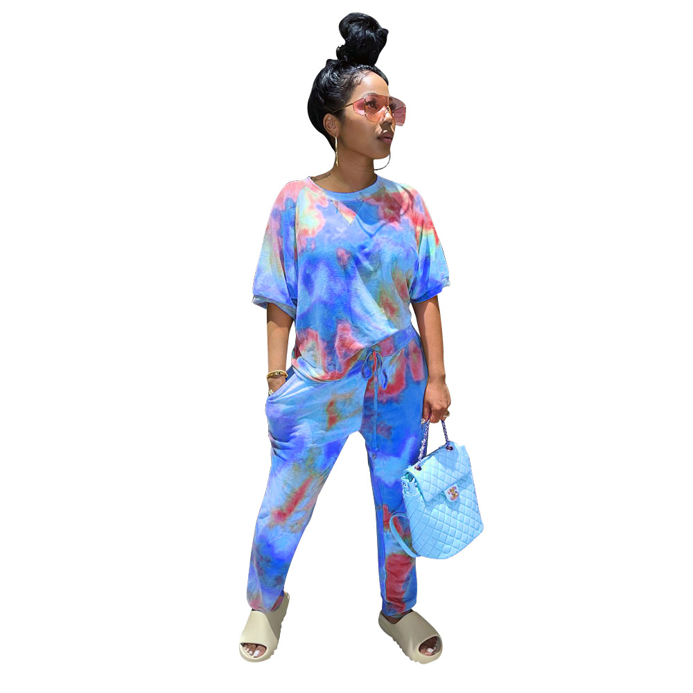 Title 4, Tie-dye Fashion Home tweedelig damespak