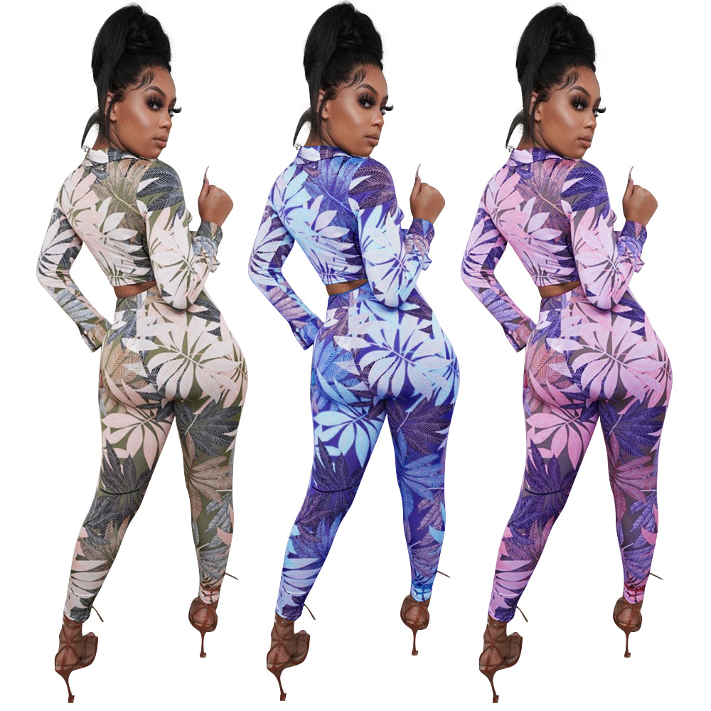 Title 6, Skinny Print Ladies Two-piece Set