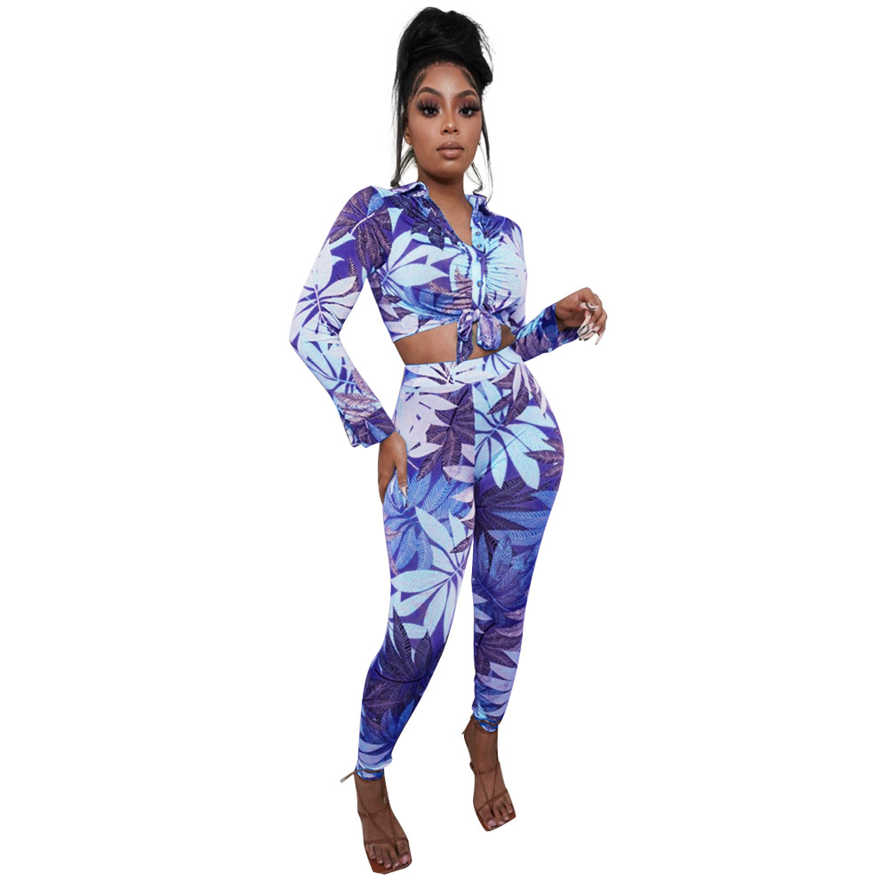 Title 9, Skinny Print Ladies Two-piece Set