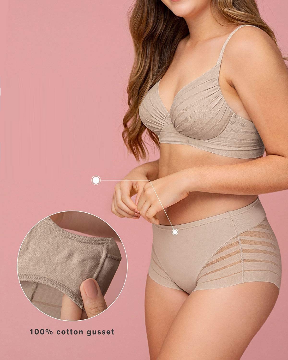 Title 4, High Waist Ice Silk Breathable Belly Extraction...