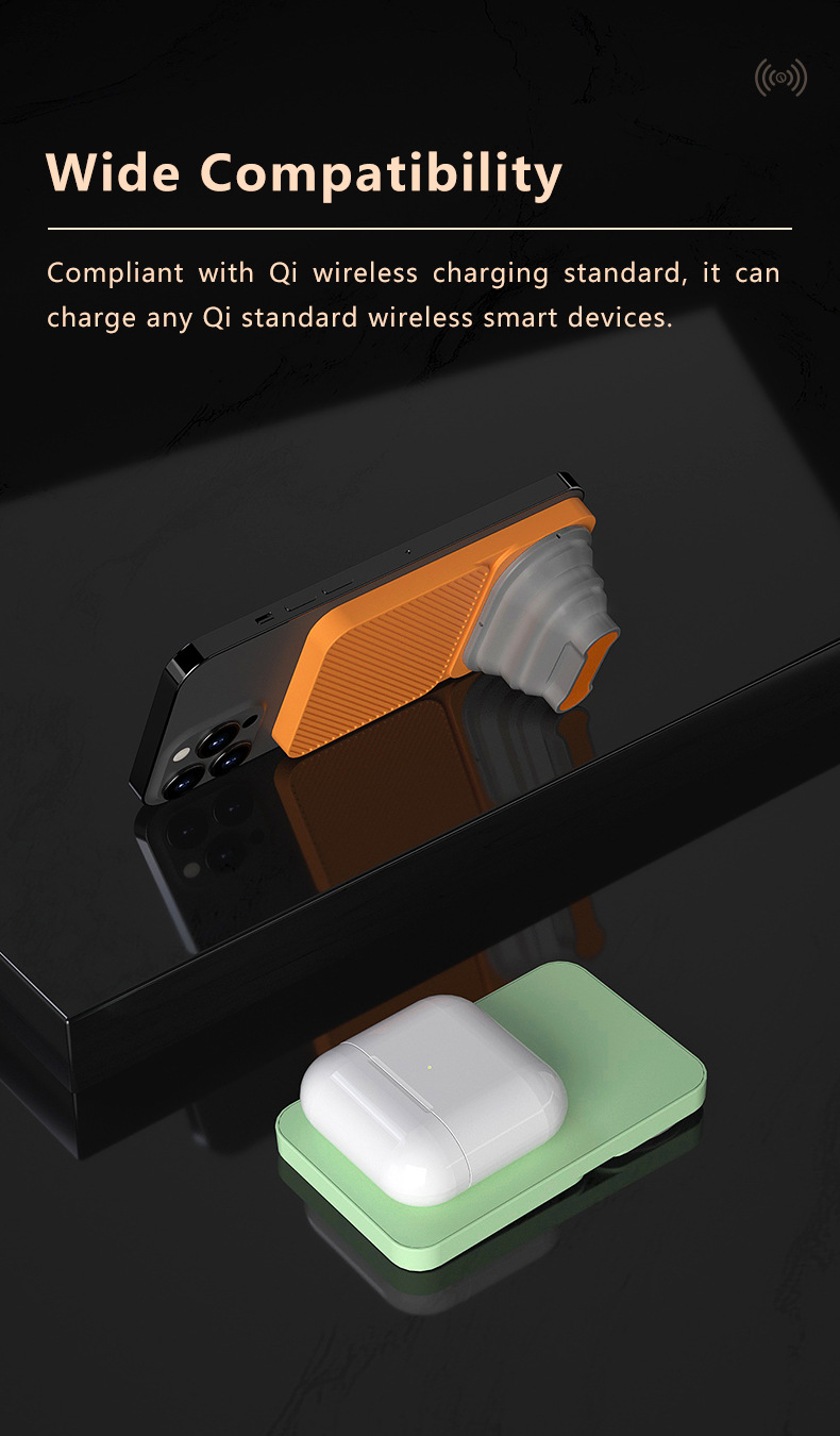 Title 10, Wireless Charger Bracket Foldable Fast Charging...