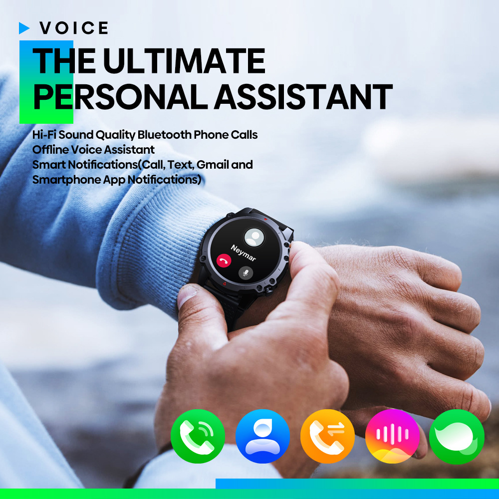 Title 4, Zeblaze VIBE 7 Lite Smartwatch com Chamadas Blu...