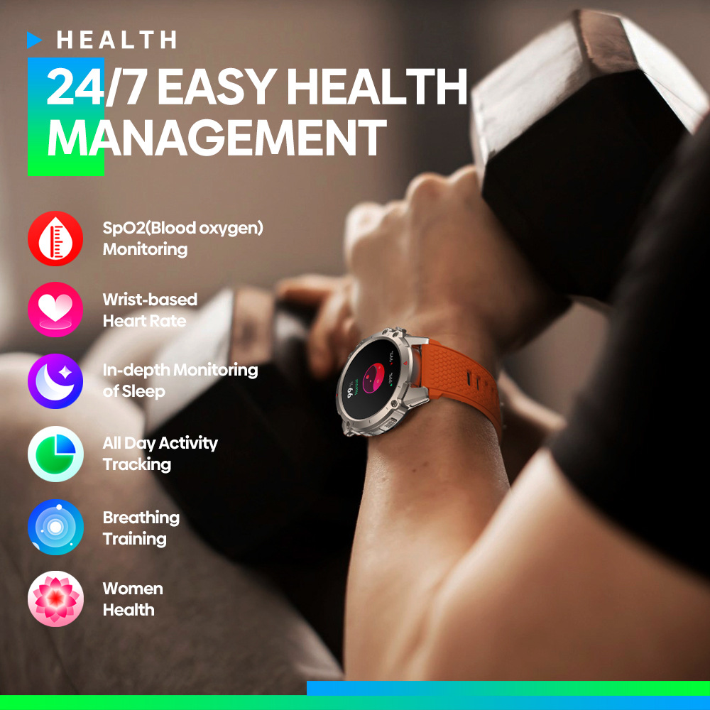 Title 5, Zeblaze VIBE 7 Lite Smartwatch Sportivo con Chi...