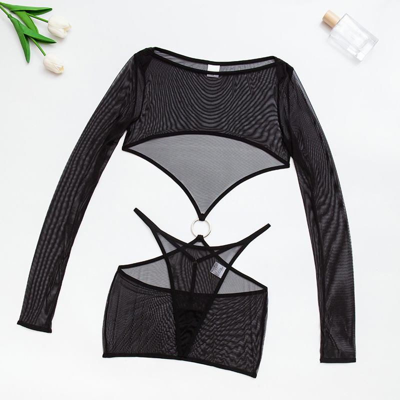 Title 3, European And American Comfortable Sheer Mesh De...