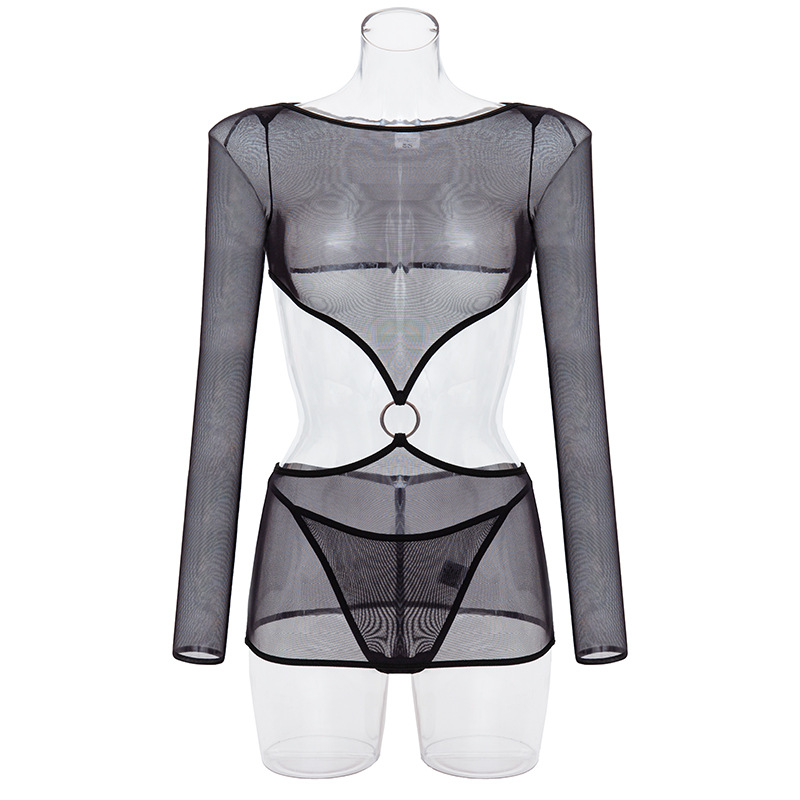 Title 8, European And American Comfortable Sheer Mesh De...