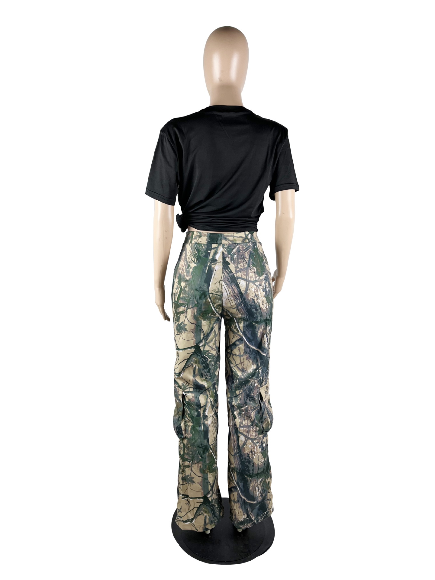 Title 20, Dames casual overalls met camouflage print, per...