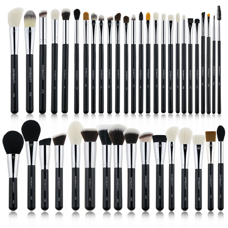 Title 1, 30 PCs Makeup Brush Set Soft Hair Eye Shadow Bl...