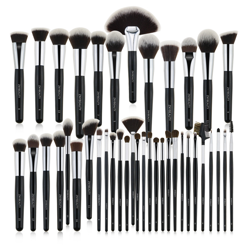 Title 2, 30 PCs Makeup Brush Set Soft Hair Eye Shadow Bl...