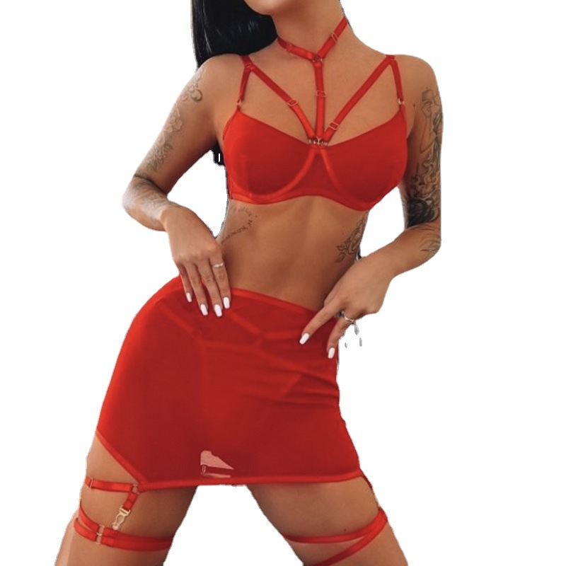 Lady Sexy Underwear Three-piece Set - Image 6