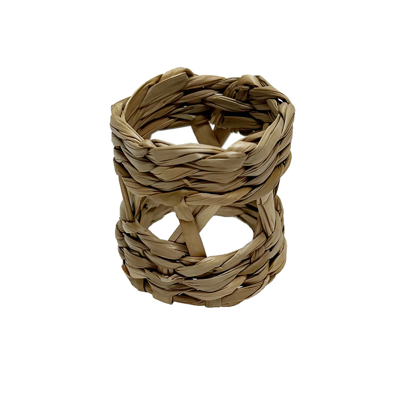 Title 5, Hand-woven Rhizoma Prisma Napkin Ring