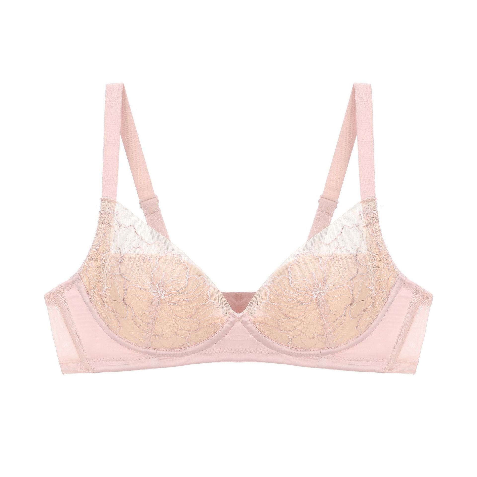 Title 8, Draadloze, dunne push-up lingerie set van pure ...