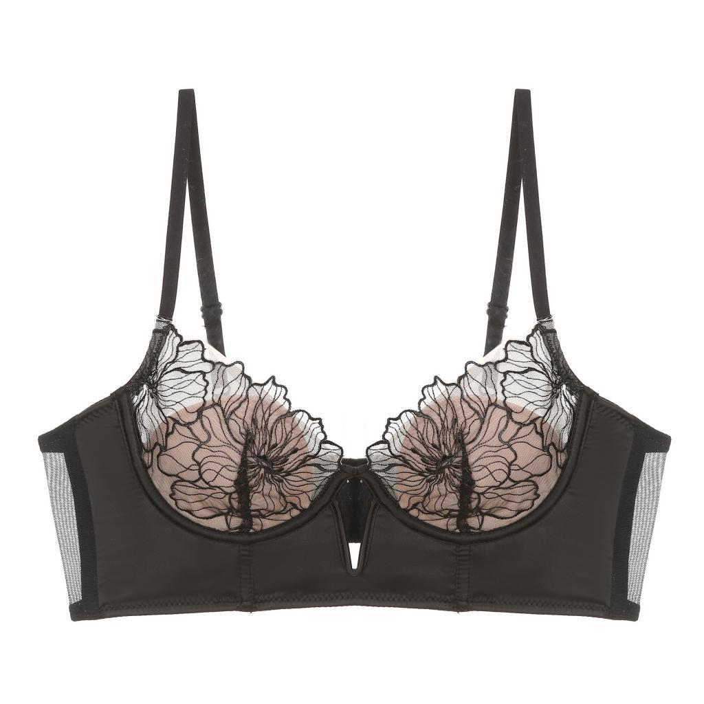 Title 9, European And American Court French Hollow Thin Bra