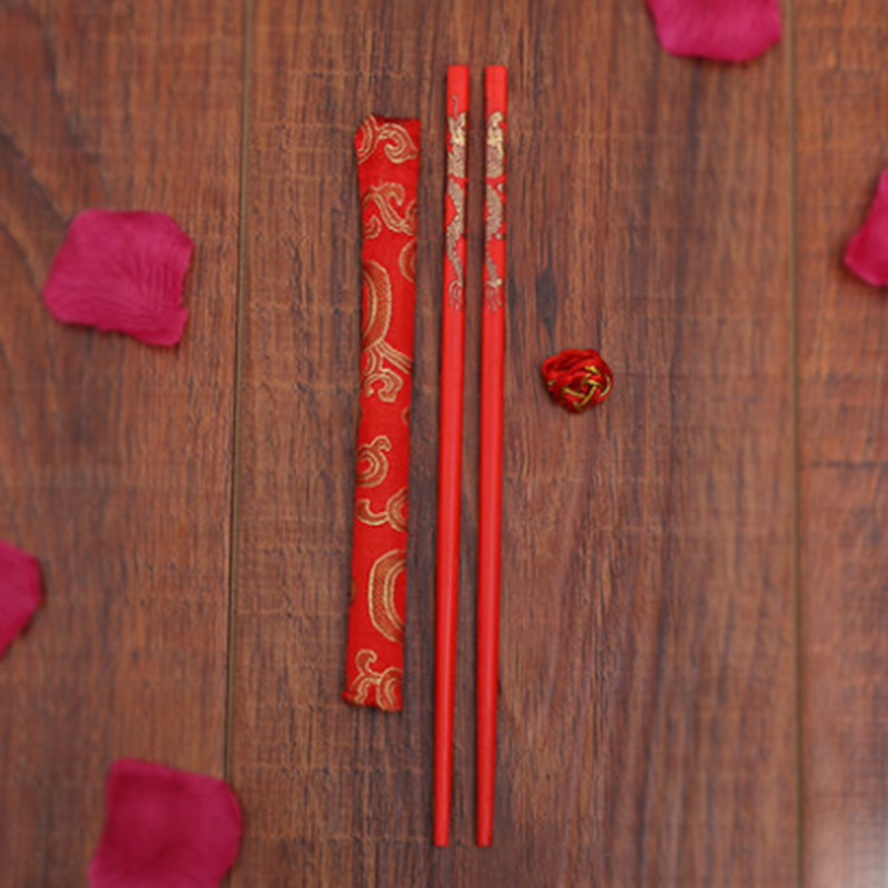 Title 6, Festive Hi Dragon And Phoenix Chopsticks Weddin...