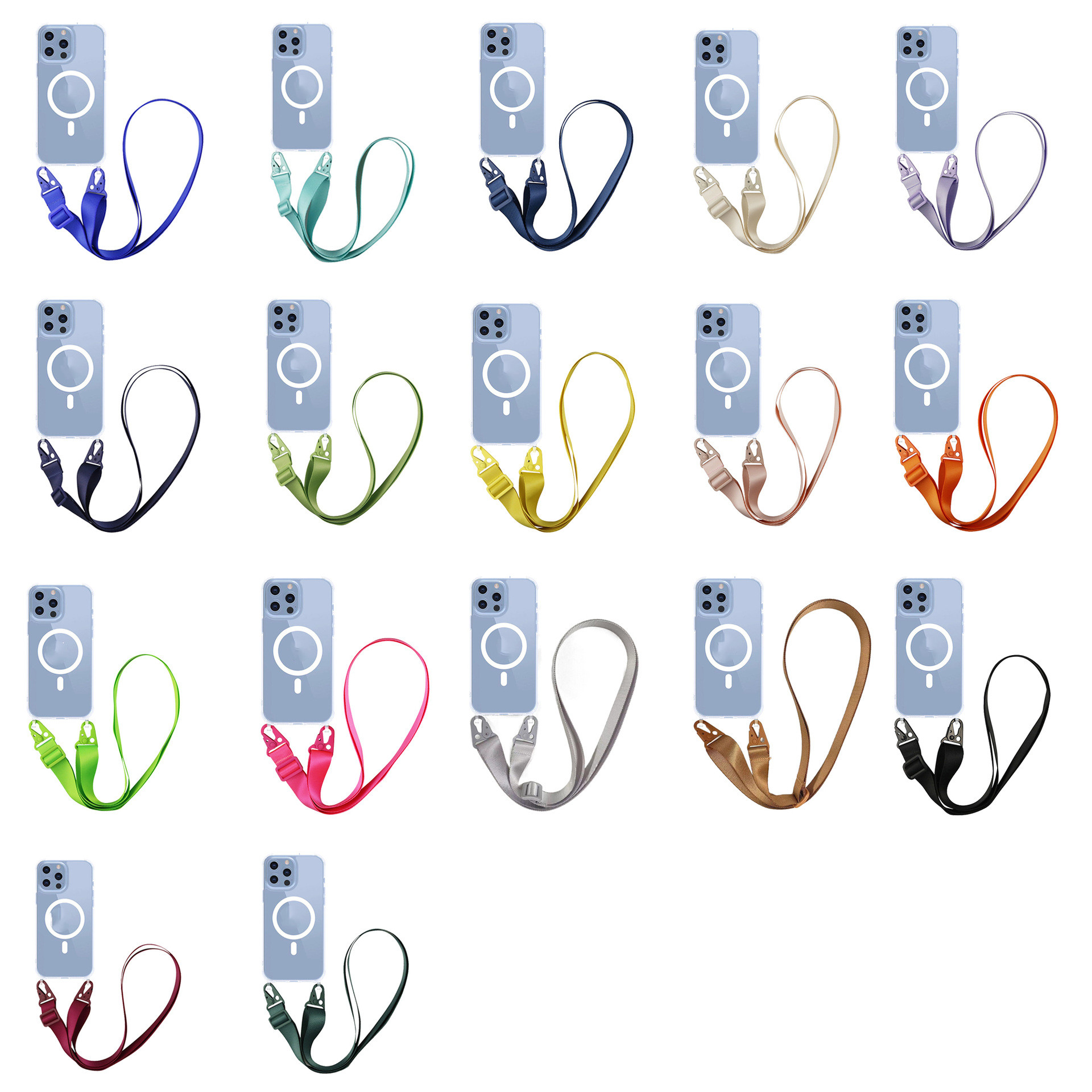 Title 3, Magnetic One-piece Lanyard Crossbody Shoulder T...