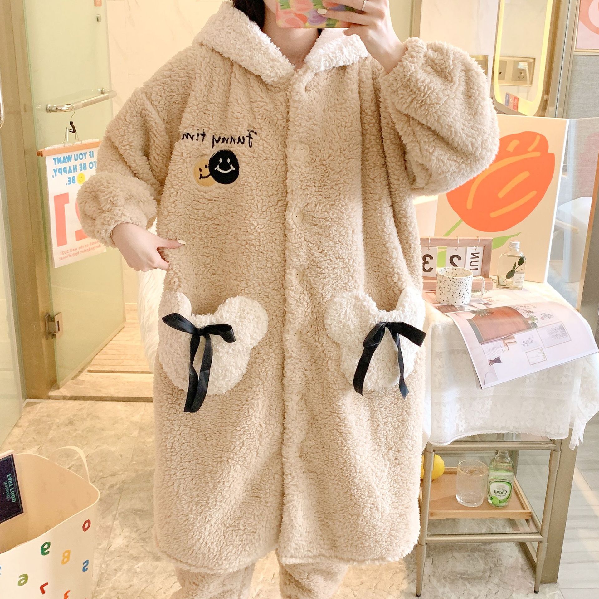 Title 5, Autumn And Winter Plus Size Pajamas For Girls W...