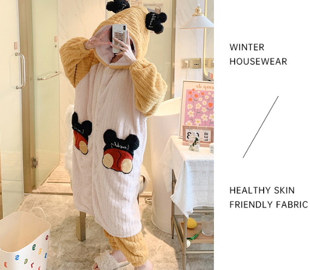 Title 6, Autumn And Winter Plus Size Pajamas For Girls W...