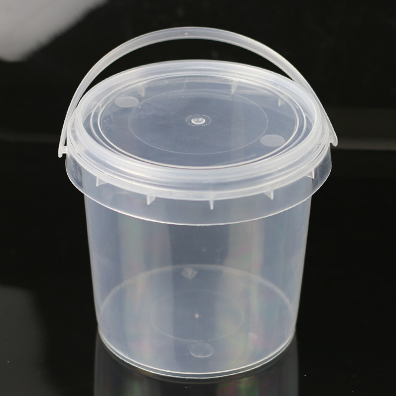 Title 1, Food Transparent White 1 Liter Plastic Storage ...