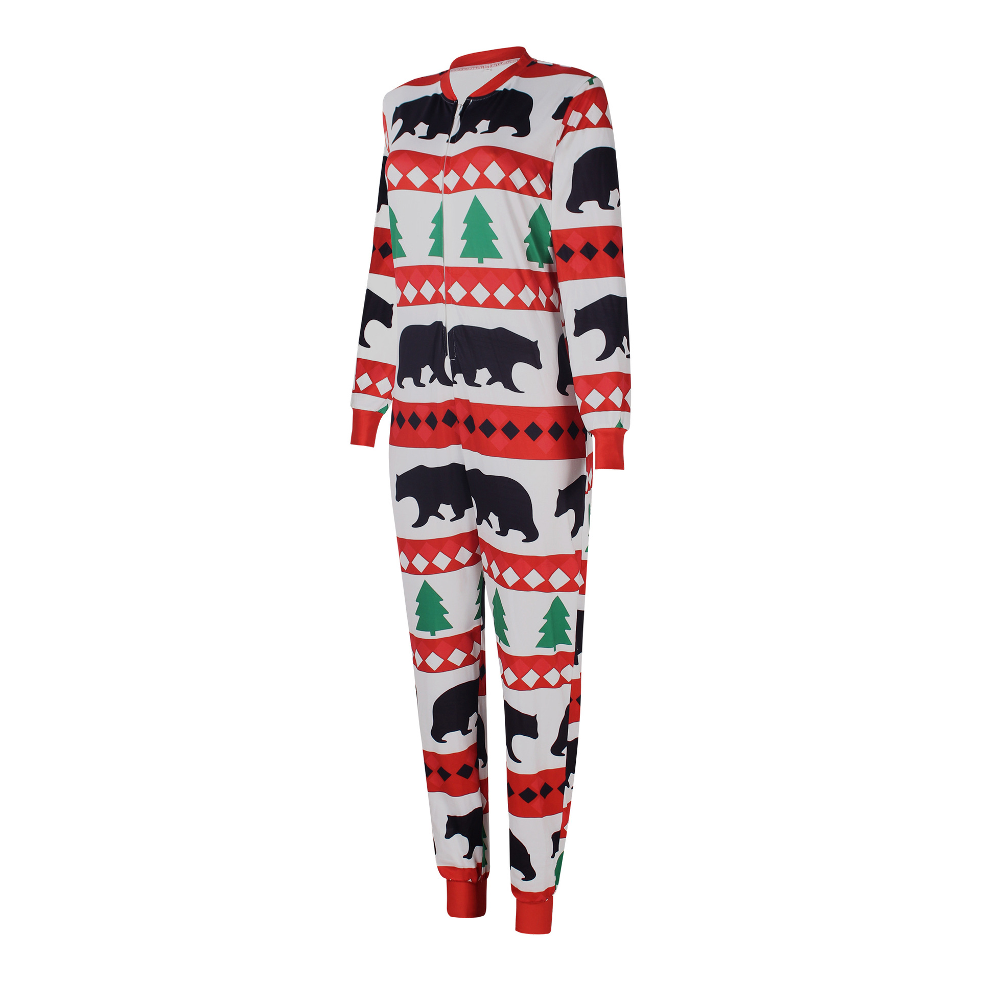 Title 6, Christmas Parent-child Home Pajamas European An...