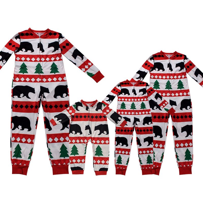 Title 8, Christmas Parent-child Home Pajamas European An...