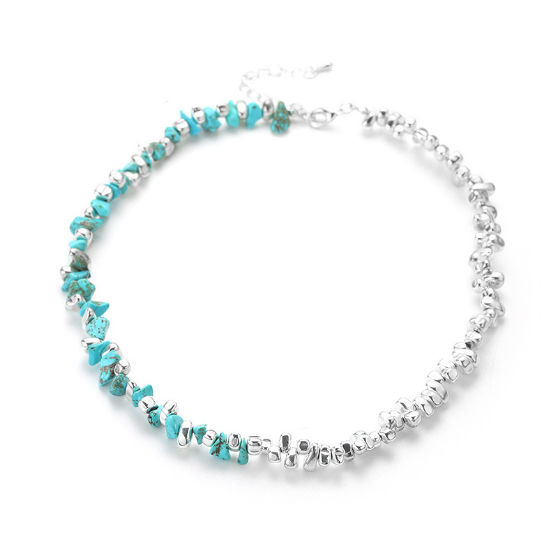 Title 4, Natural Stone Small Pieces Of Silver Turquoise ...