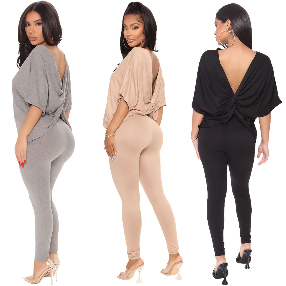 Title 2, Sexy Batwing Sleeve Ladies Two-piece Set. Exper...